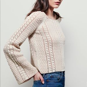 free people emma bell sleeve sweater